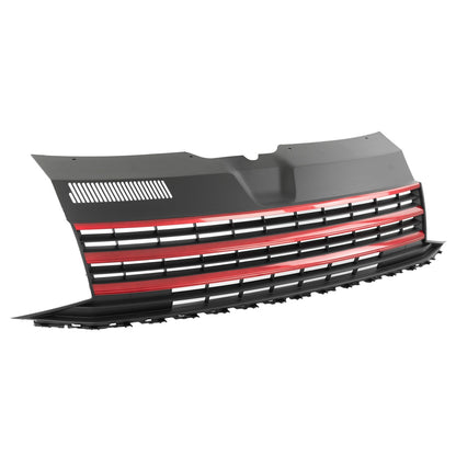 Badge-less Frontgrill mit roten Akzenten passend für VW T6 2015-2019