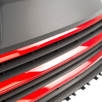 Badge-less Frontgrill mit roten Akzenten passend für VW T6 2015-2019