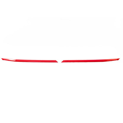 Kühlergrill Akzente langes Set Rot passend für VW T6.1 Transporter Multivan 19-24