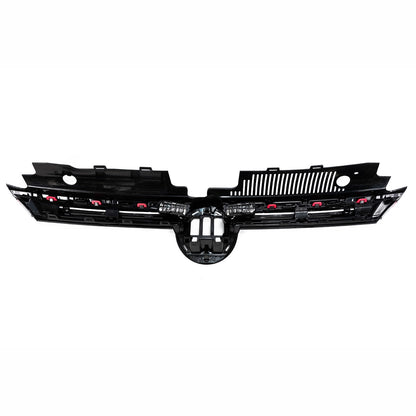 Kühlergrill mit LED Tagfahrlicht Rotem Streifen passend für VW Golf 8 2019-2024