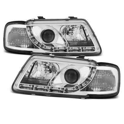 Scheinwerfer Tagfahrlicht Chrom passend für Audi A3 8L 08.96-08.00