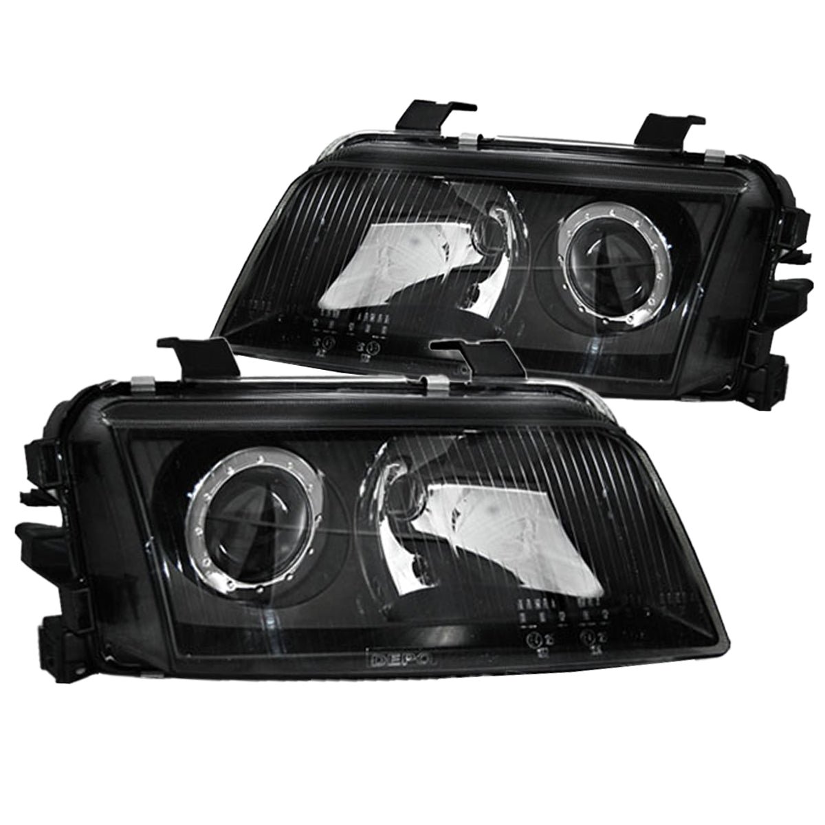 Scheinwerfer Schwarz passend für Audi A4 11.94-12.98