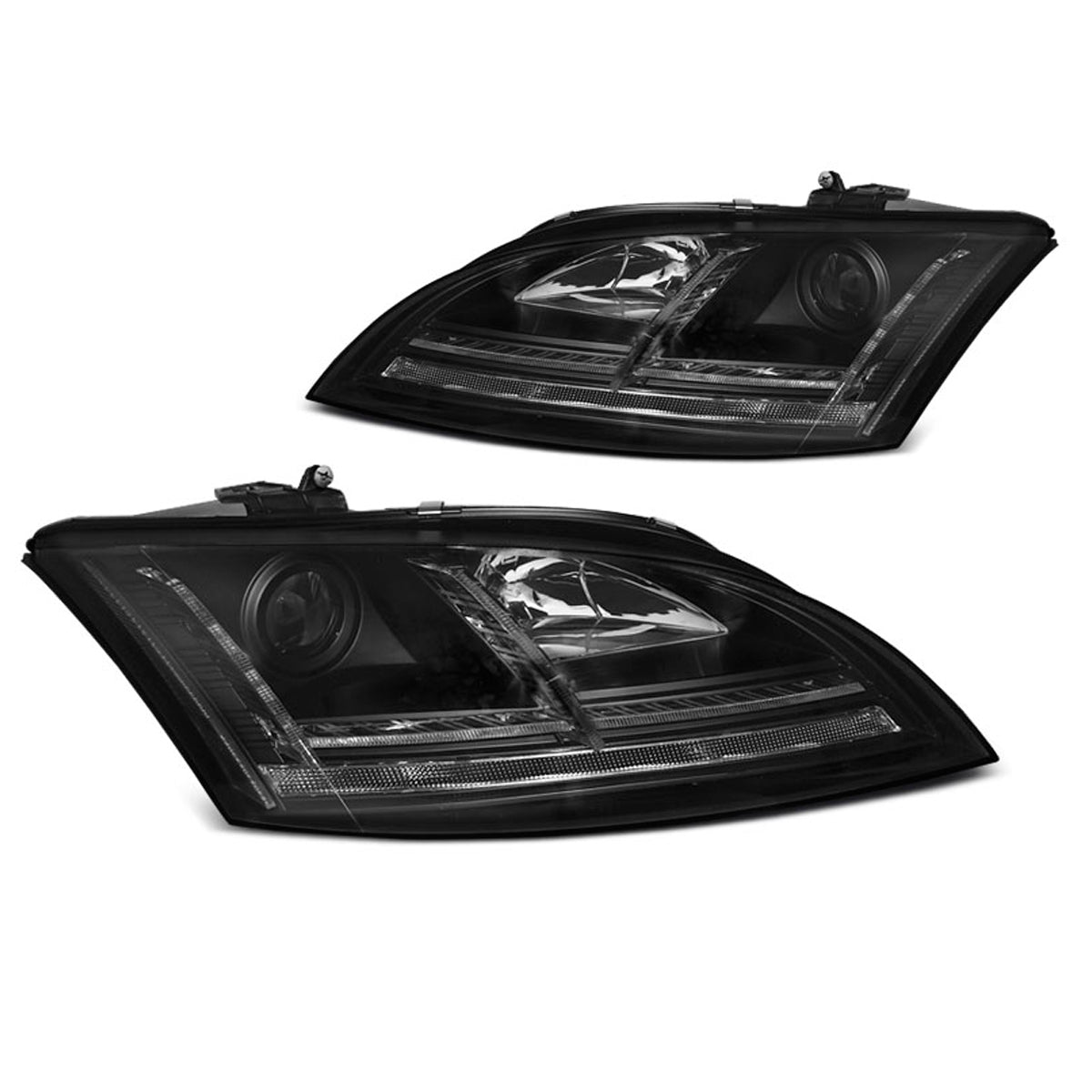 Scheinwerfer LED Schwarz SEQ passend für Audi TT 06-10 8J