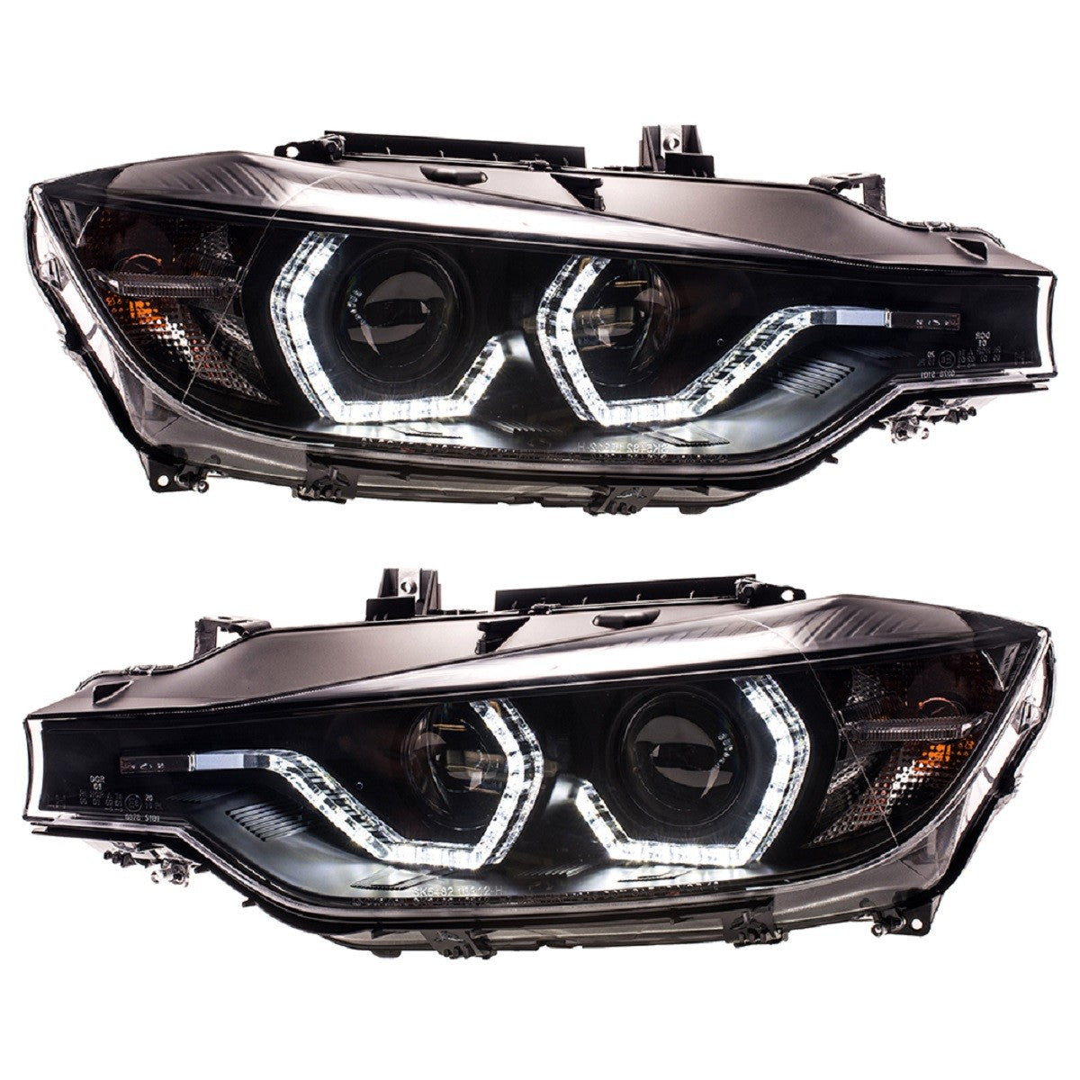 Xenon Schwarz DRL Scheinwerfer passend für BMW 3er F30/F31 2012-2015