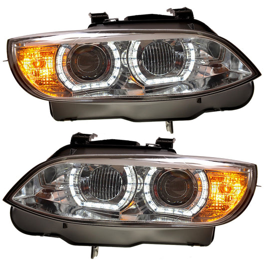 Xenon Scheinwerfer Chrom DRL passend für BMW 3er E92/E93 2007-2010