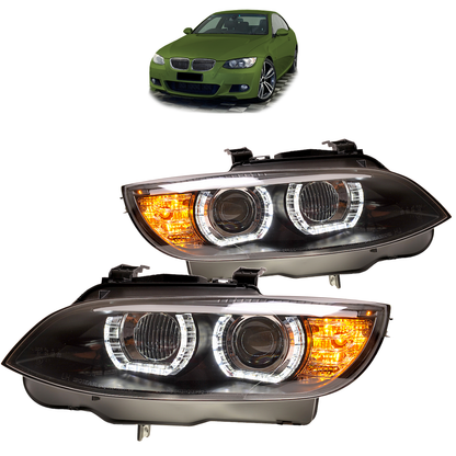 Xenon Schwarz DRL AFS Scheinwerfer passend für BMW 3er E92 E93 2007-2010
