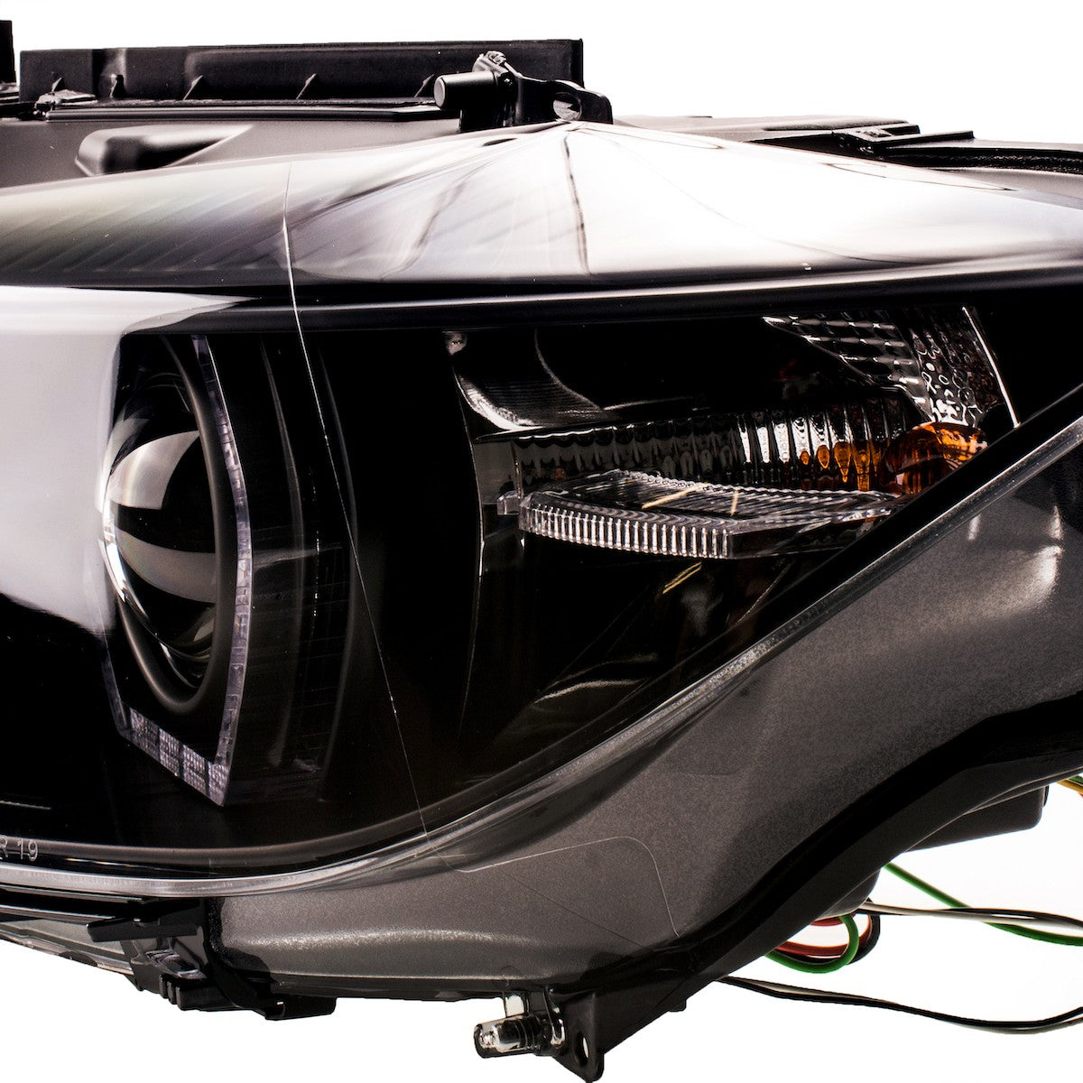 Scheinwerfer Halogen Schwarz DRL passend für BMW 3er F30/F31 2012-2015