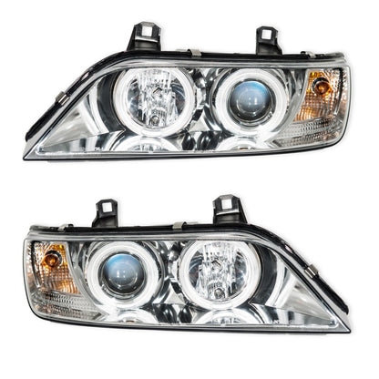 Scheinwerfer Halogen Chrome mit CCFL passend für BMW Z3 (E36) Roadster und Coupe 1996-2002