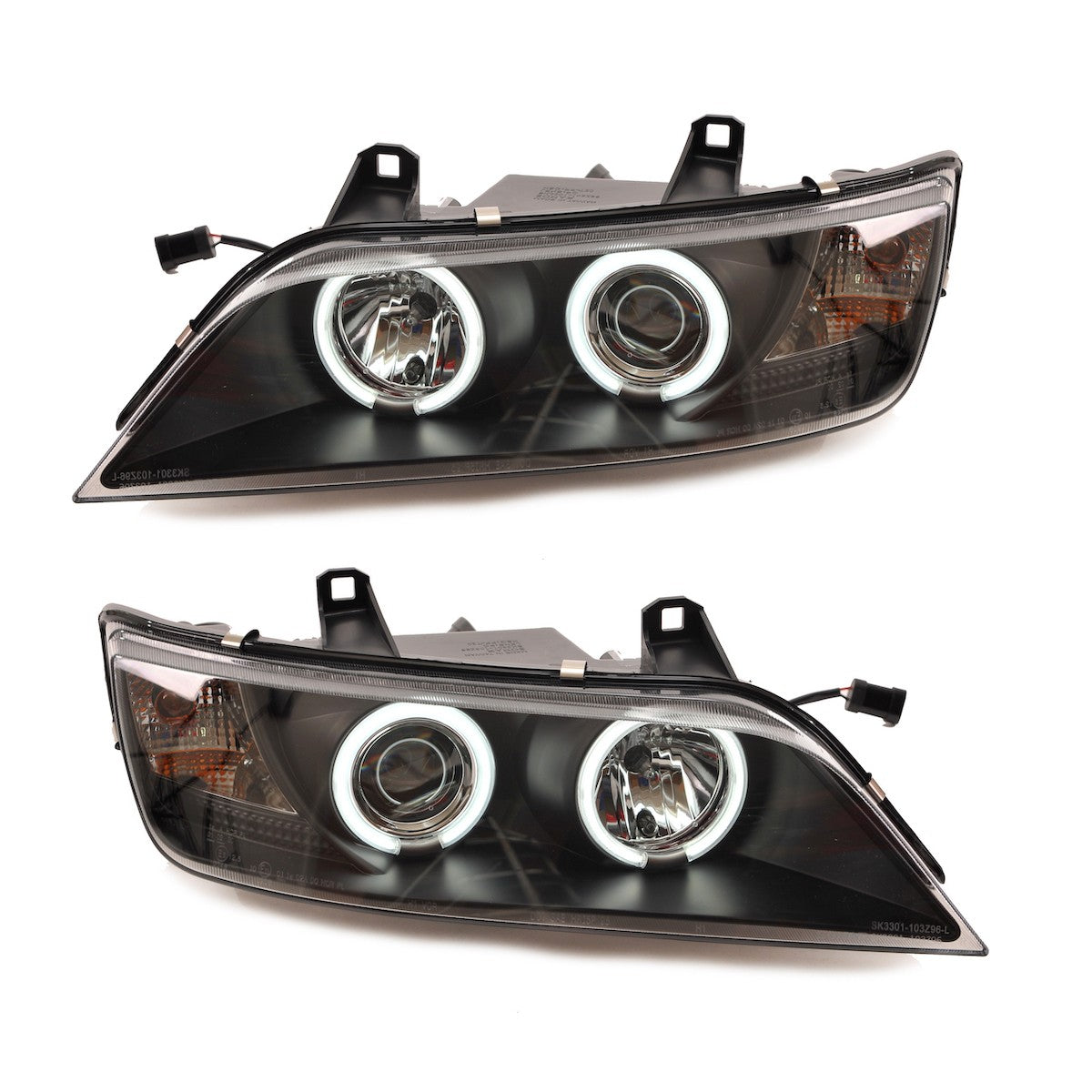 Scheinwerfer Halogen Schwarz CCFL passend für BMW Z3 (E36) 1996-2002