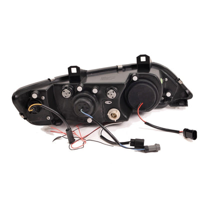 Schwarzes Halogen Scheinwerfer Set passend für BMW Z3 (E36) 1996-2002