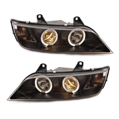 Schwarzes Halogen Scheinwerfer Set passend für BMW Z3 (E36) 1996-2002