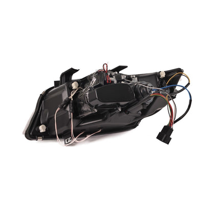 Scheinwerfer Halogen Schwarz CCFL passend für BMW 3er E90 E91 2005-2012