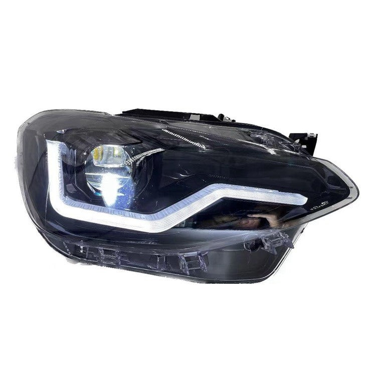 Voll-LED Scheinwerfer Schwarz passend für BMW 1er F20 F21 2011-2015