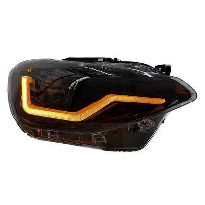 Voll-LED Scheinwerfer Schwarz passend für BMW 1er F20 F21 2011-2015