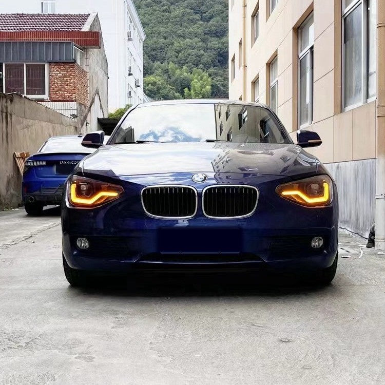 Voll-LED Scheinwerfer Schwarz passend für BMW 1er F20 F21 2011-2015