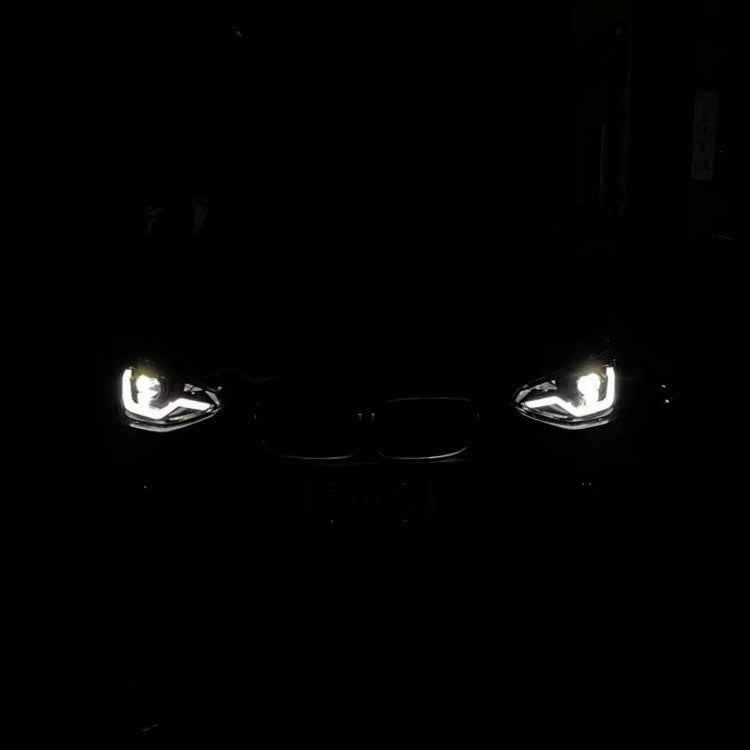 Voll-LED Scheinwerfer Schwarz passend für BMW 1er F20 F21 2011-2015