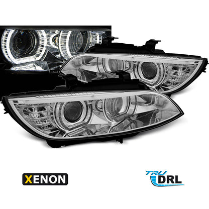 XENON Scheinwerfer Angel Eyes LED Chrom AFS passend für BMW E92/E93 06-10
