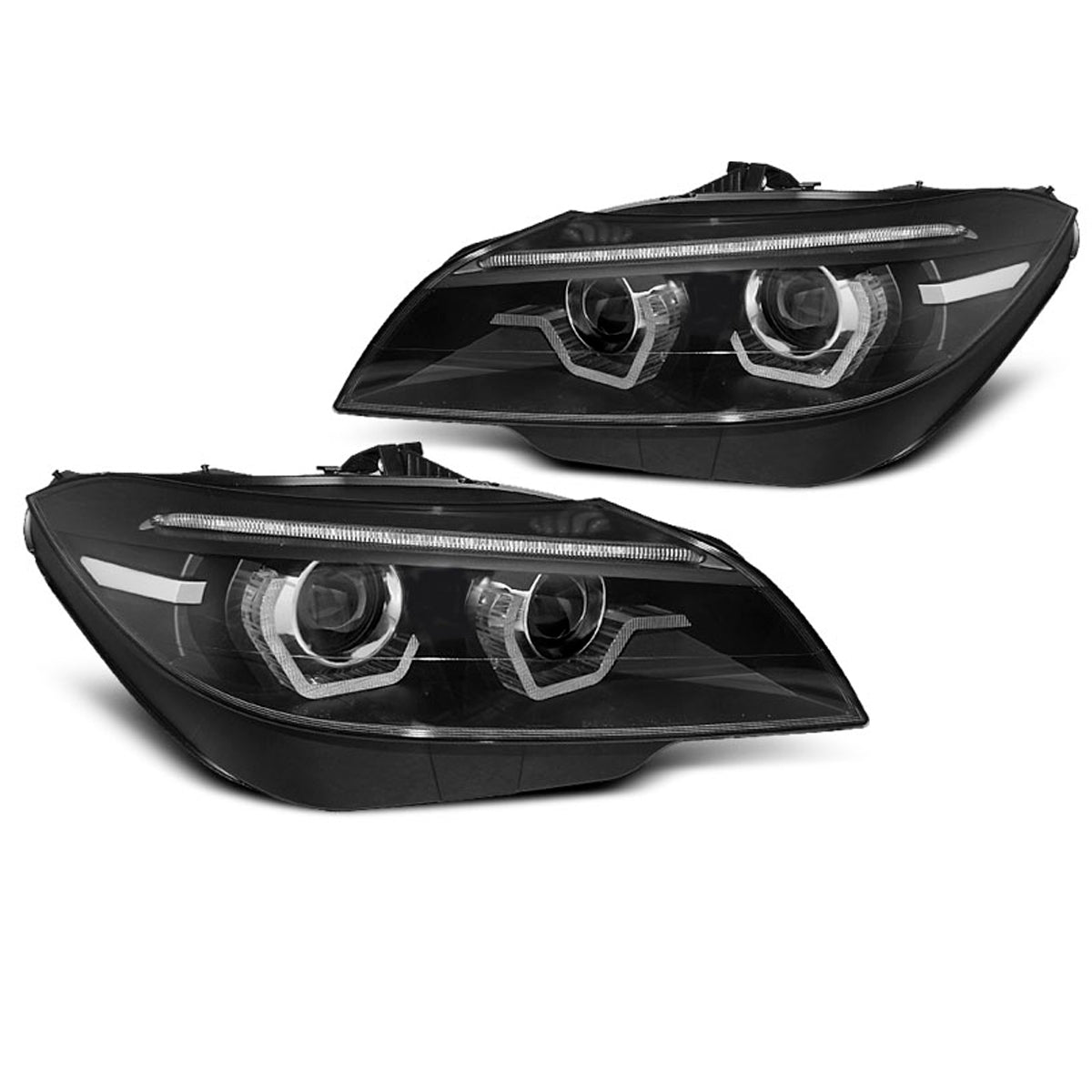 XENON Scheinwerfer LED Tagfahrlicht Schwarz SEQ passend für BMW Z4 E89 09-13