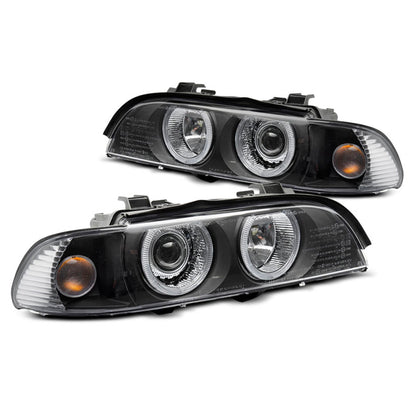Xenon Scheinwerfer Angel Eyes Schwarz passend für BMW E39 LCI 00-03
