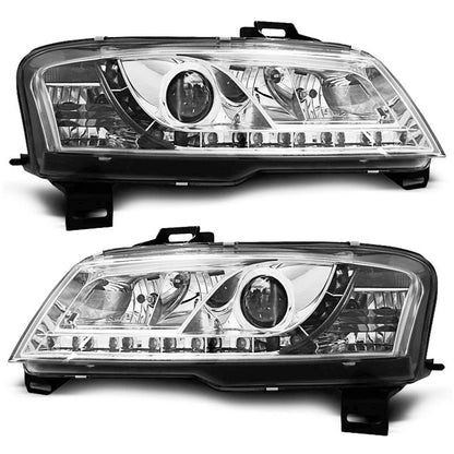 Scheinwerfer Fiat Stilo 3D 10.01-08 Tagfahrlicht Chrom