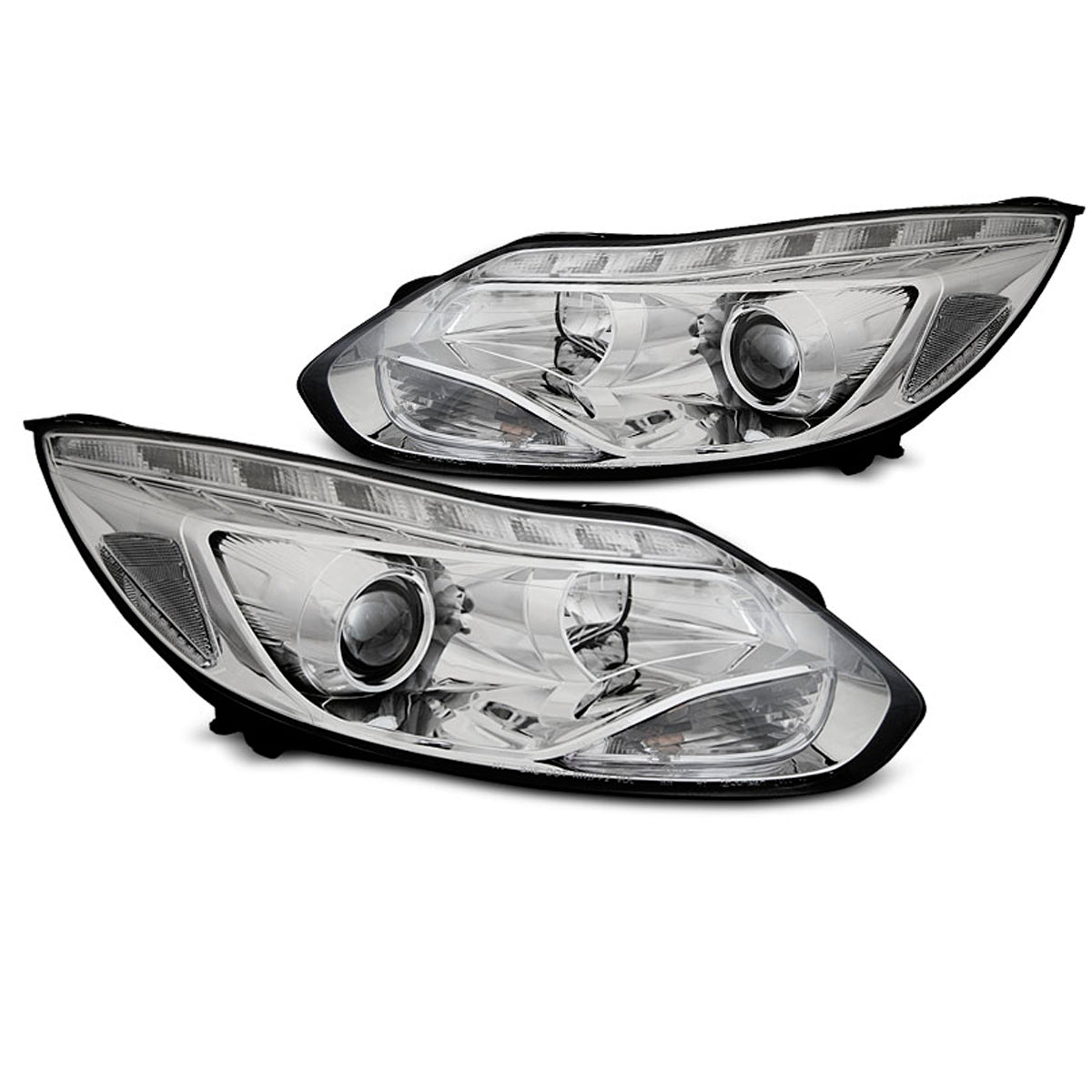 Scheinwerfer passend für Ford Focus MK3 11-10.14 LED Chrom
