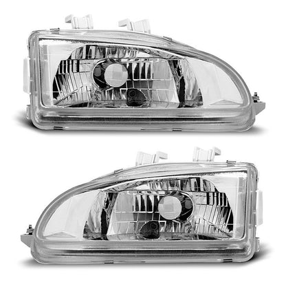 Scheinwerfer passend für Honda Civic 09.91-08.95 2D/3D Chrom