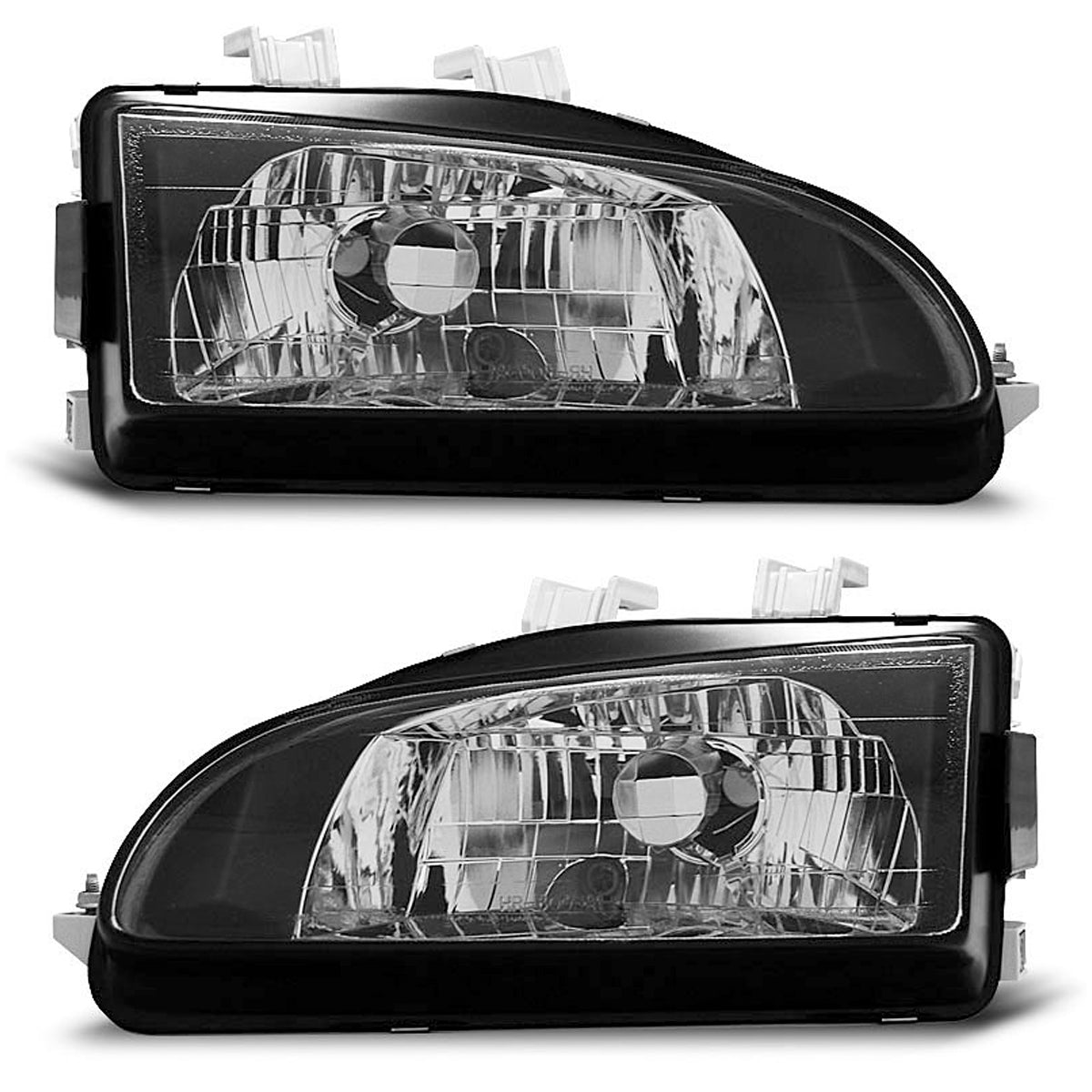 Scheinwerfer passend für Honda Civic 09.91-08.95 2D/3D Schwarz