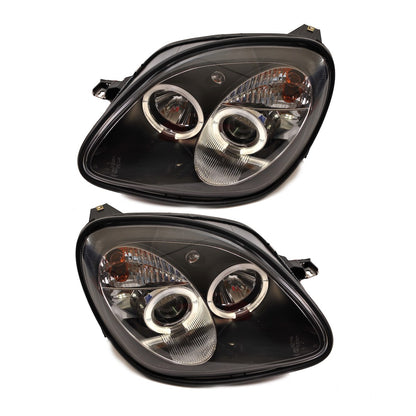 Scheinwerfer Halogen Schwarz passend für Mercedes SLK (R170) 1996-2004