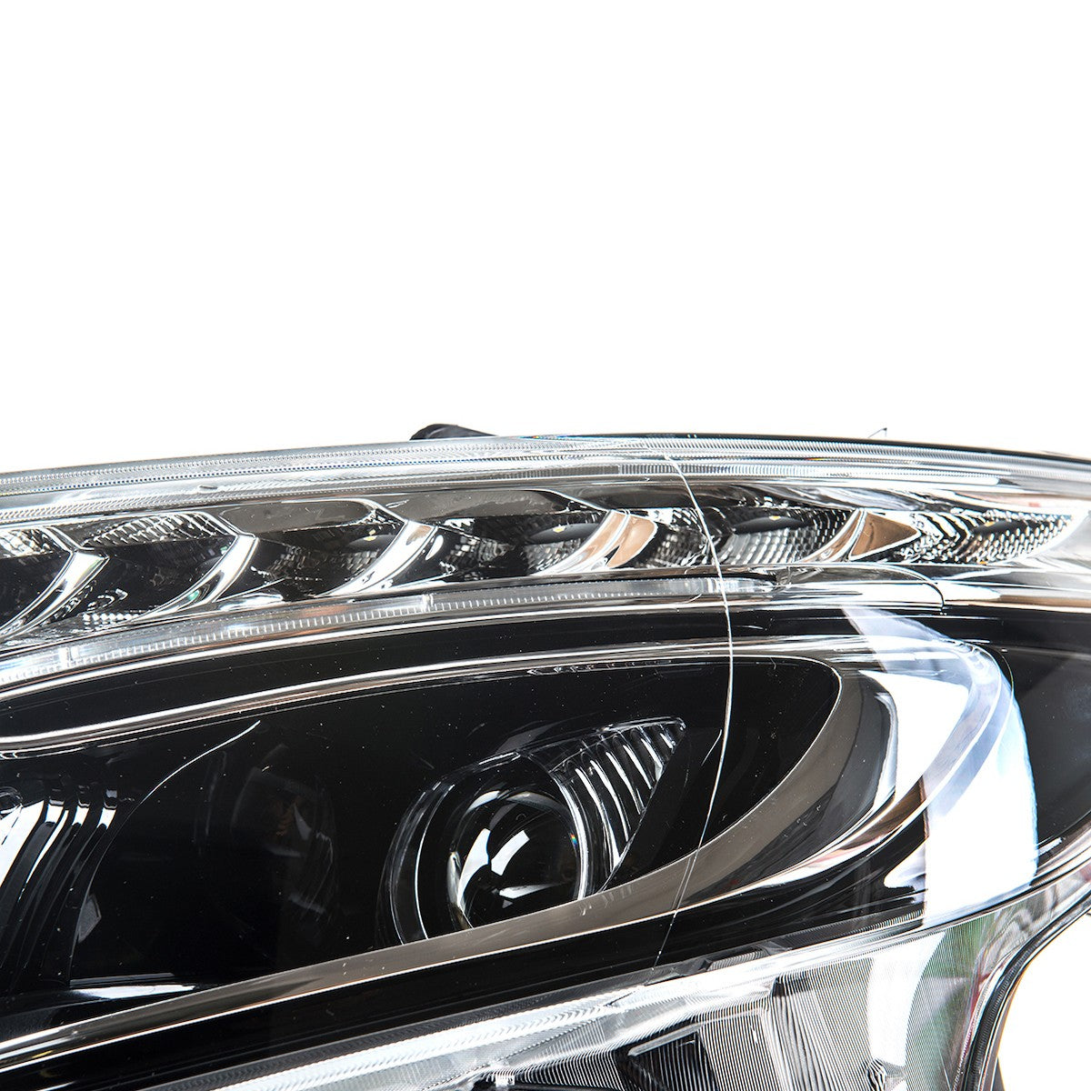 Schwarzes Scheinwerfer-Set passend für Mercedes V-Klasse W447 2016-2023