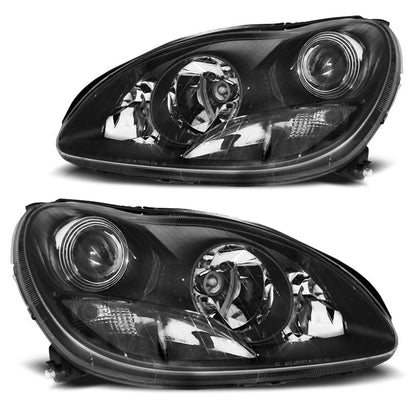 Xenon Scheinwerfer Schwarz passend für Mercedes W220 S-Klasse 10.02-05.05