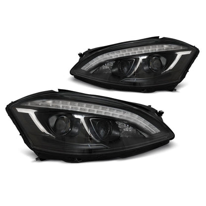 Xenon Scheinwerfer Daylight Schwarz passend für Mercedes W221 05-09