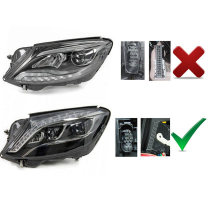 Scheinwerfer LED Schwarz passend für Mercedes W222 13-17