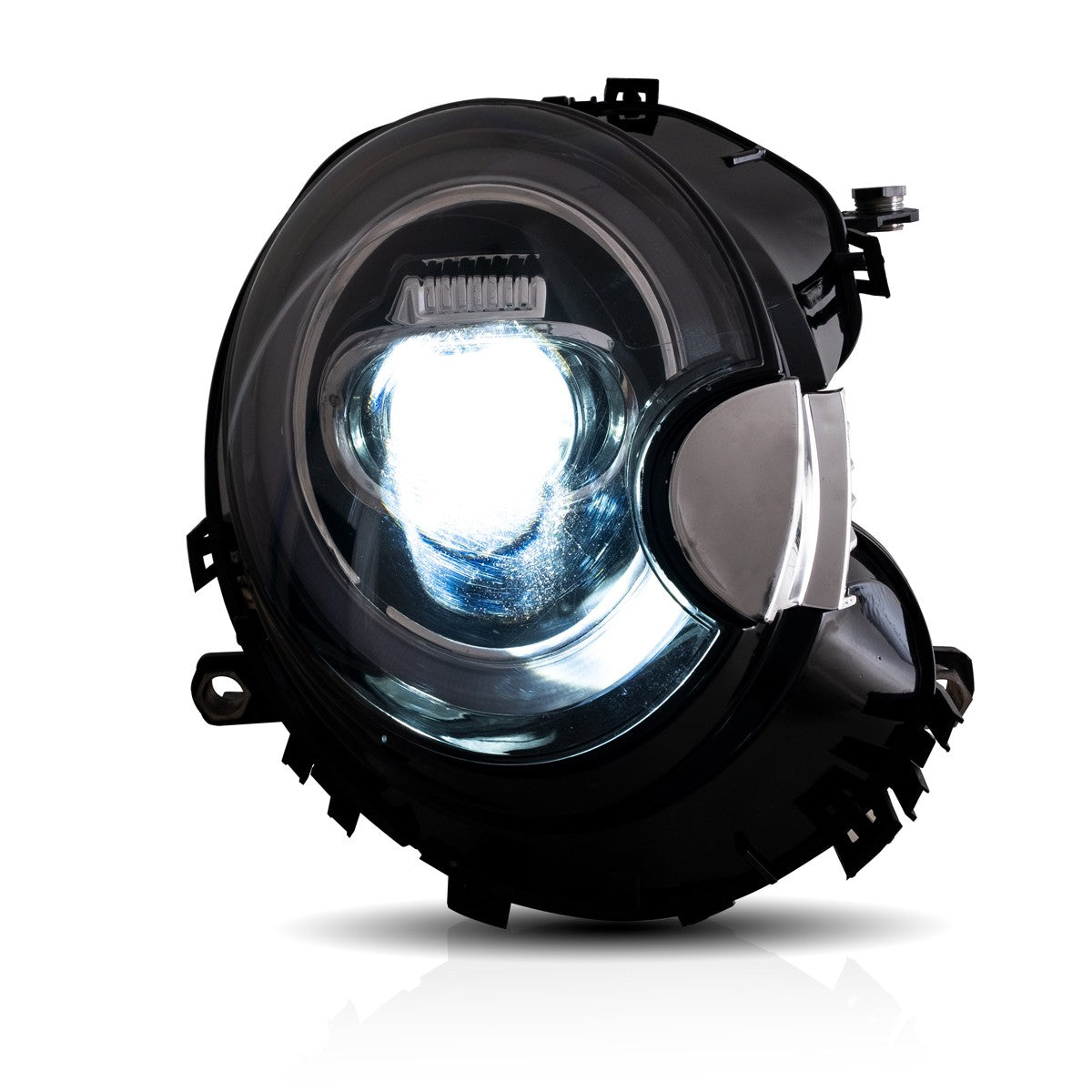 LED Schwarze Scheinwerfer passend für MINI R55 R56 R57 R58 R59 2006-2014