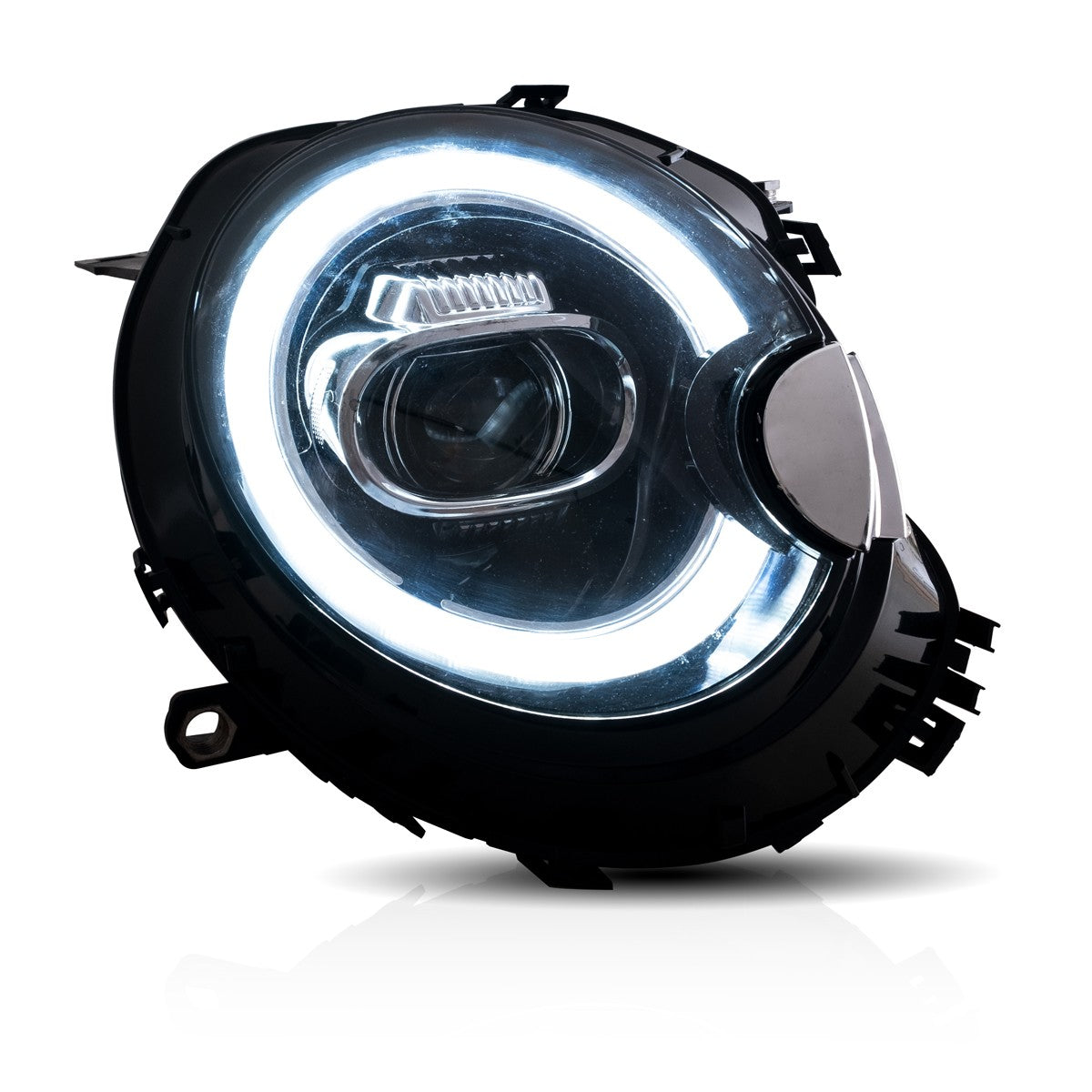 LED Schwarze Scheinwerfer passend für MINI R55 R56 R57 R58 R59 2006-2014