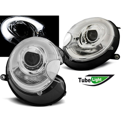 Scheinwerfer Tube Light Chrom passend für BMW MINI (COOPER) 06-14