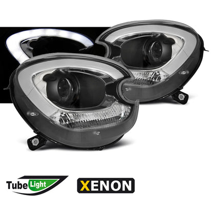 Xenon Scheinwerfer Tube Light Schwarz passend für BMW MINI (COOPER) R60 R61 Countryman 10-14