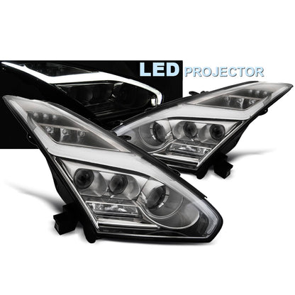 Scheinwerfer passend für Nissan GT-R 08-11.13 LED Chrom