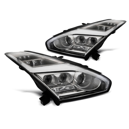 Scheinwerfer passend für Nissan GT-R 08-11.13 LED Chrom