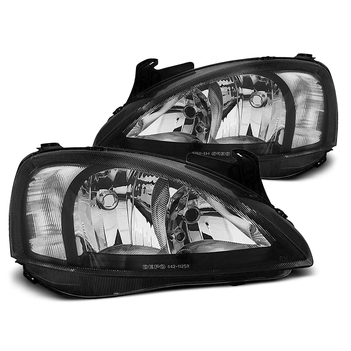 Scheinwerfer passend für Opel Corsa C 11.00-09.06 Schwarz