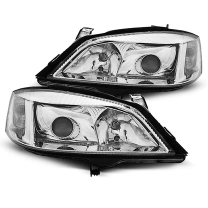 Scheinwerfer passend für Opel Astra G 09.97-02.04 Chrom H7