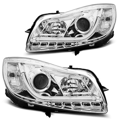 Scheinwerfer passend für Opel Insignia 08-12 Chrom Röhrenlichter