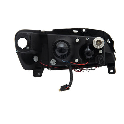 Halogen Projektor Scheinwerfer Set Chrom passend für Peugeot 106 1996-2003