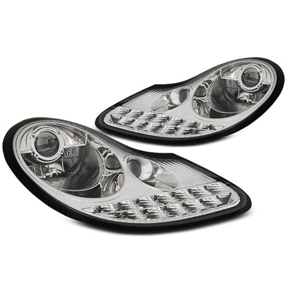 Scheinwerfer Daylight Chrom passend für Porsche Boxster 96-04 /911 996