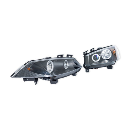 Schwarzes Halogenscheinwerfer Set passend für Renault Megane II 2003-2008