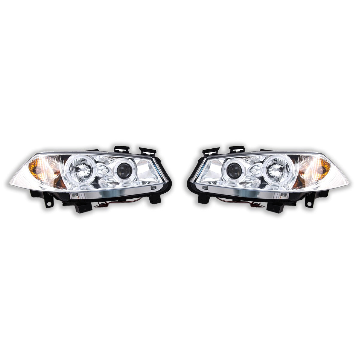 Chrom Halogenscheinwerfer passend für Renault Megane II 2003-2008