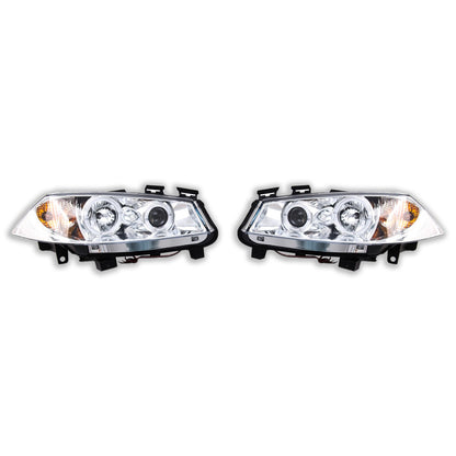 Chrom Halogenscheinwerfer passend für Renault Megane II 2003-2008