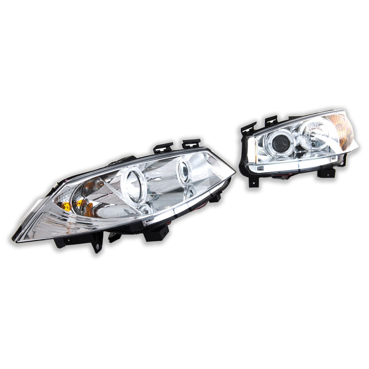 Chrom Halogenscheinwerfer passend für Renault Megane II 2003-2008