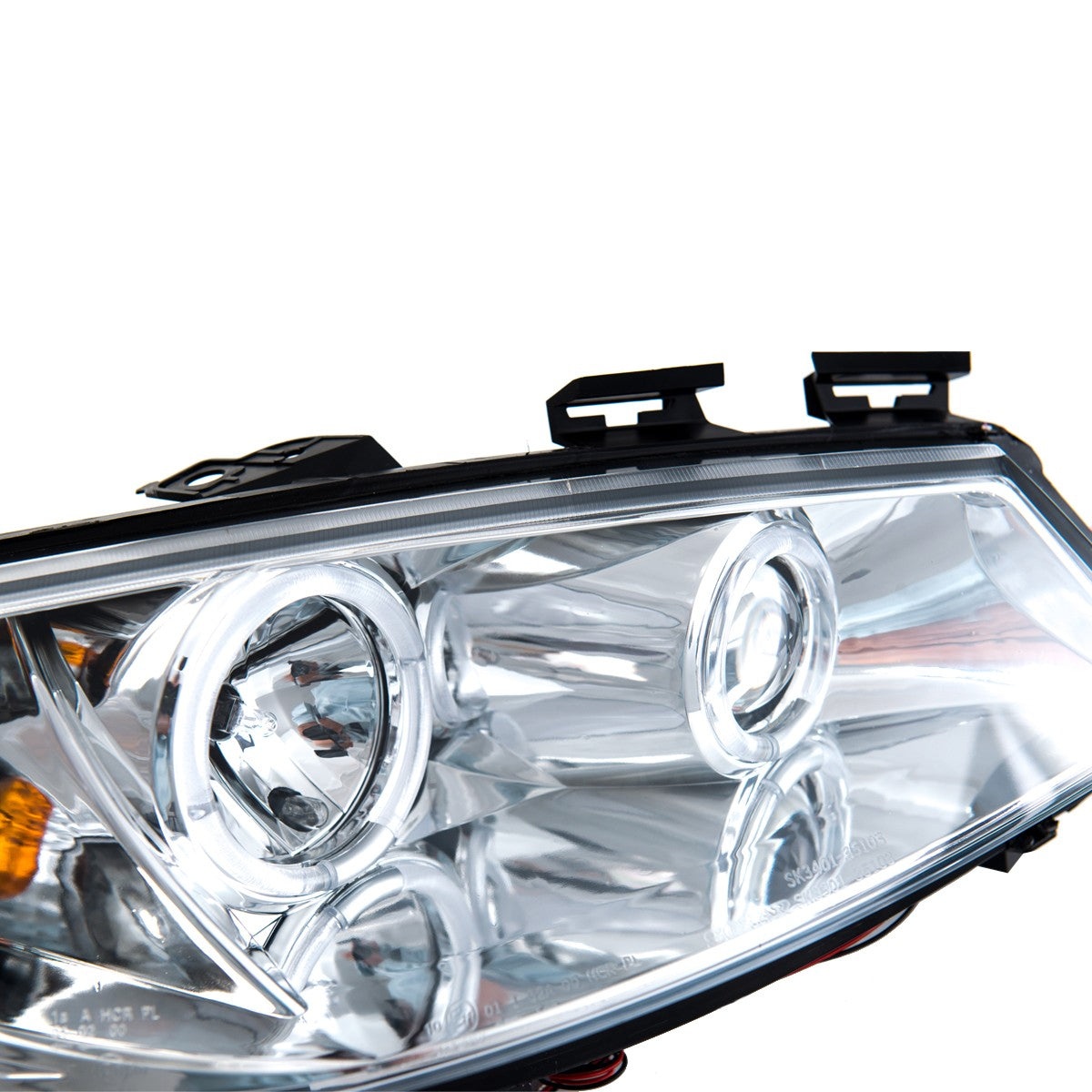 Chrom Halogenscheinwerfer passend für Renault Megane II 2003-2008