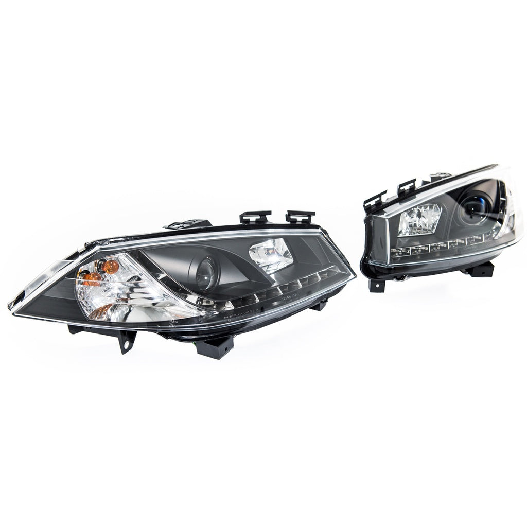 Scheinwerfer Halogen Schwarz passend für RENAULT MEGANE II 2003-heute