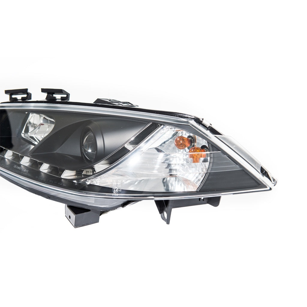Scheinwerfer Halogen Schwarz passend für RENAULT MEGANE II 2003-heute